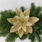Frendorf | 10 Stück Künstliche Weihnachtsblumen Baumdeko