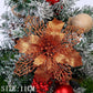 Frendorf | 10 Stück Künstliche Weihnachtsblumen Baumdeko