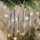 Frendorf | 10 Stück Weihnachts-Eiszapfen Baumhängend