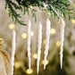 Frendorf | 10 Stück Weihnachts-Eiszapfen Baumhängend