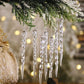 Frendorf | 10 Stück Weihnachts-Eiszapfen Baumhängend