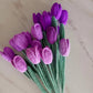 Frendorf | 10 Stück Handgestrickte Häkel-Tulpenblumen