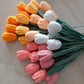 Frendorf | 10 Stück Handgestrickte Häkel-Tulpenblumen