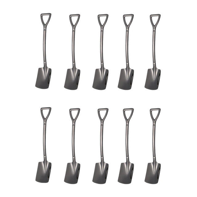 Frendorf | 10PCS Kaffee Löffel Schaufel Dessertlöffel Teelöffel Rührlöffel