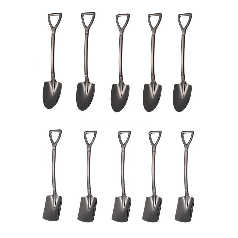 Frendorf | 10PCS Kaffee Löffel Schaufel Dessertlöffel Teelöffel Rührlöffel