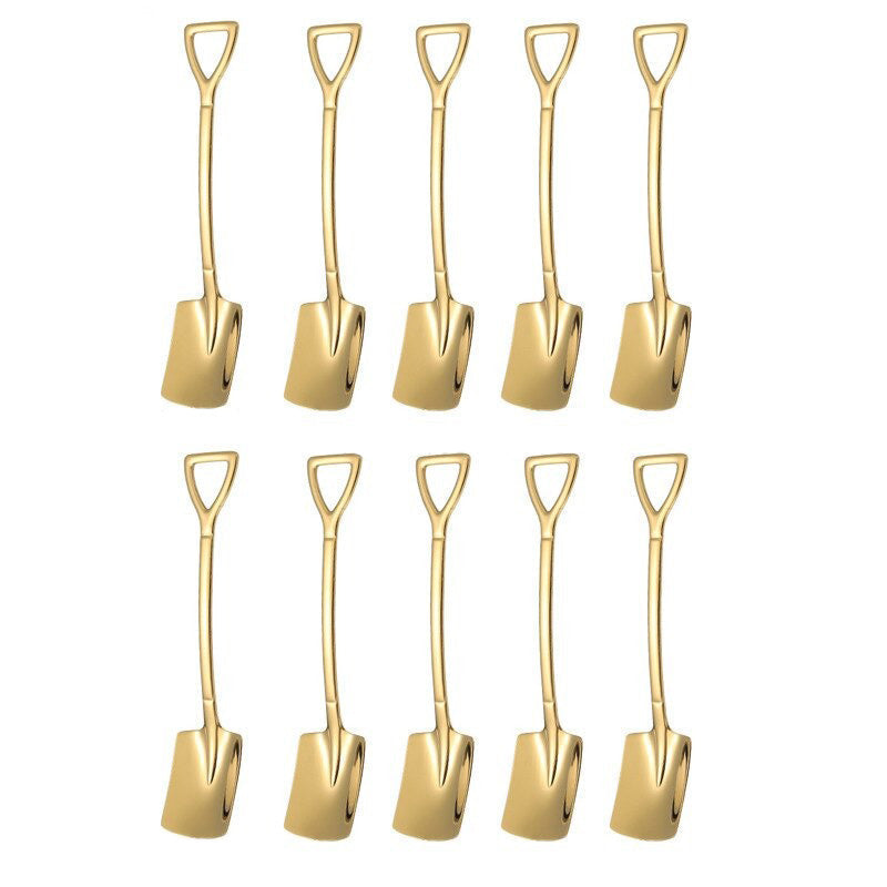 Frendorf | 10PCS Kaffee Löffel Schaufel Dessertlöffel Teelöffel Rührlöffel