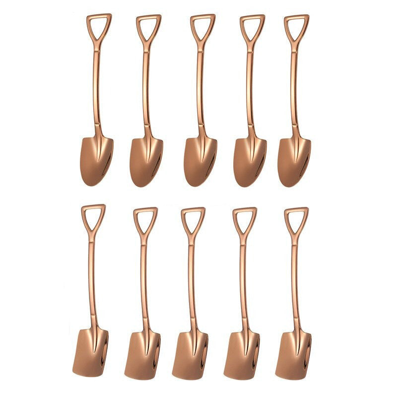 Frendorf | 10PCS Kaffee Löffel Schaufel Dessertlöffel Teelöffel Rührlöffel