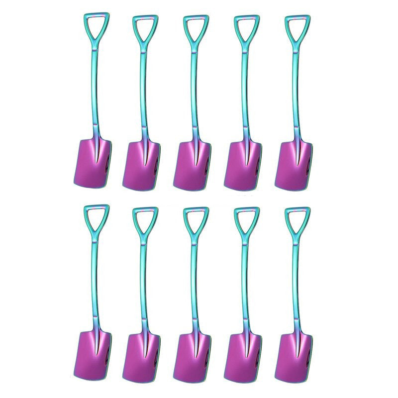 Frendorf | 10PCS Kaffee Löffel Schaufel Dessertlöffel Teelöffel Rührlöffel