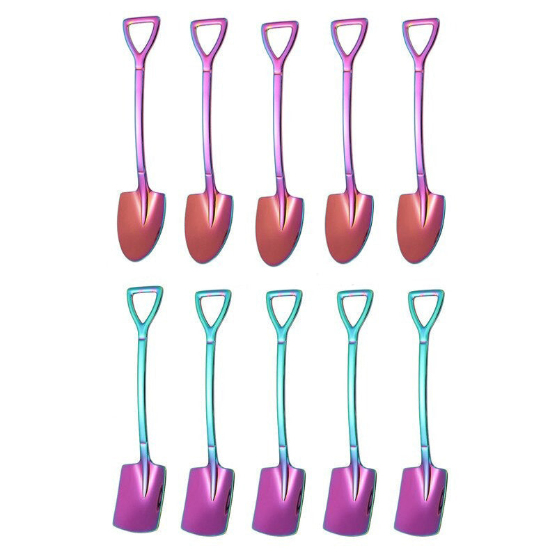 Frendorf | 10PCS Kaffee Löffel Schaufel Dessertlöffel Teelöffel Rührlöffel