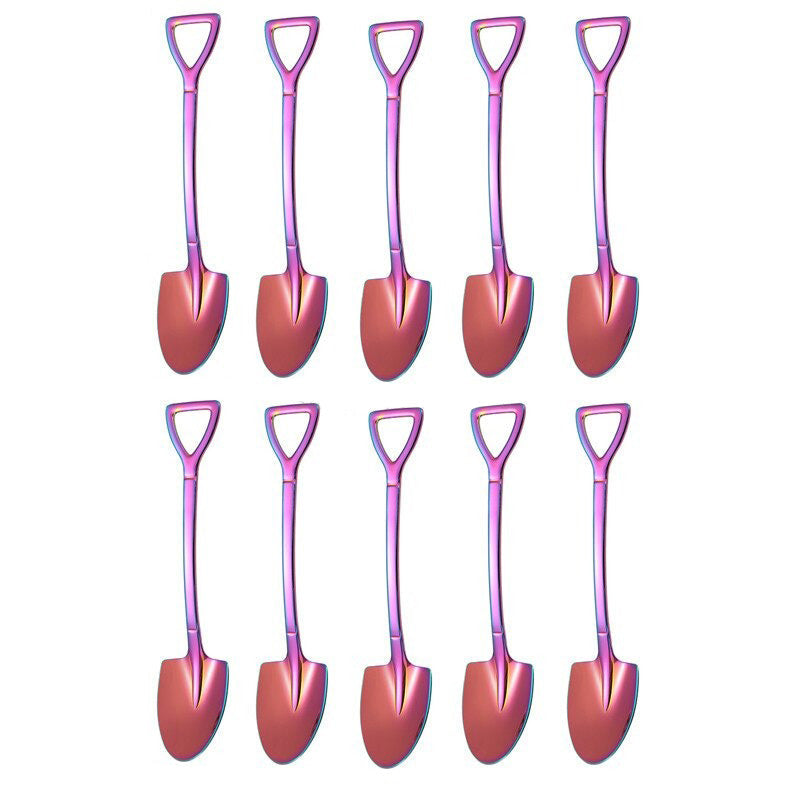 Frendorf | 10PCS Kaffee Löffel Schaufel Dessertlöffel Teelöffel Rührlöffel