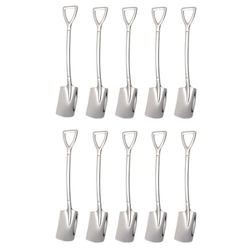 Frendorf | 10PCS Kaffee Löffel Schaufel Dessertlöffel Teelöffel Rührlöffel