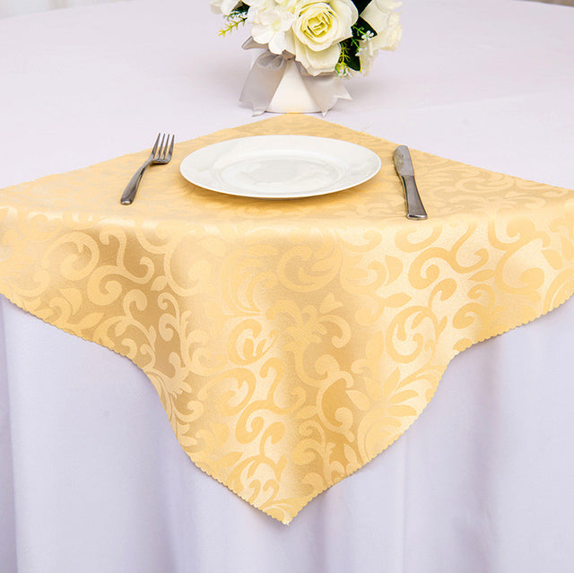 Frendorf | 10 Stück Polyester Jacquard Tisch Servietten Abendessen Servietten Taschentücher