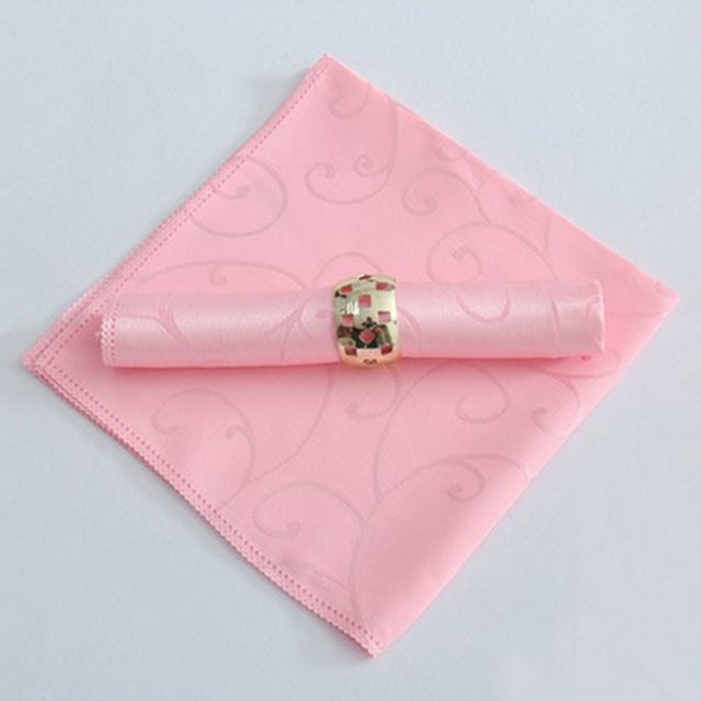 Frendorf | 10 Stück Polyester Jacquard Tisch Servietten Abendessen Servietten Taschentücher