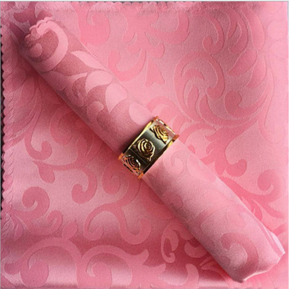 Frendorf | 10 Stück Polyester Jacquard Tisch Servietten Abendessen Servietten Taschentücher