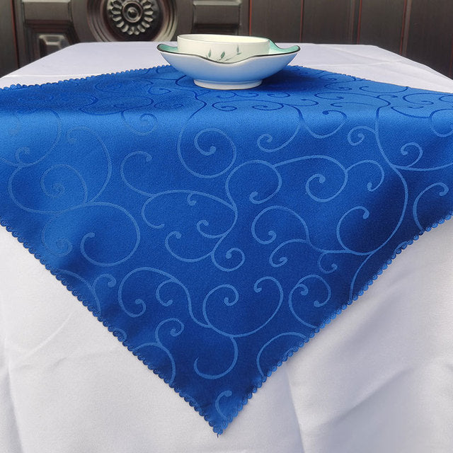 Frendorf | 10 Stück Polyester Jacquard Tisch Servietten Abendessen Servietten Taschentücher