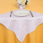 Frendorf | 10 Stück Polyester Jacquard Tisch Servietten Abendessen Servietten Taschentücher