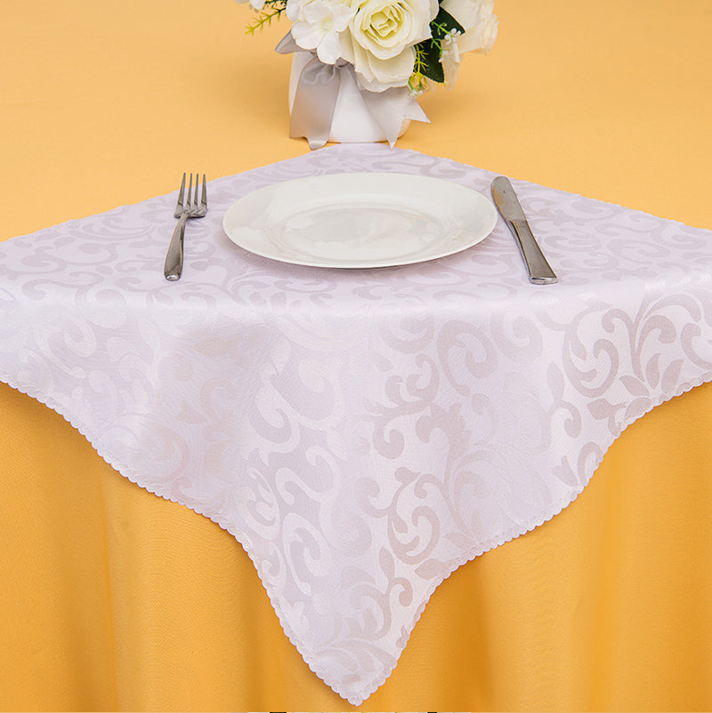 Frendorf | 10 Stück Polyester Jacquard Tisch Servietten Abendessen Servietten Taschentücher