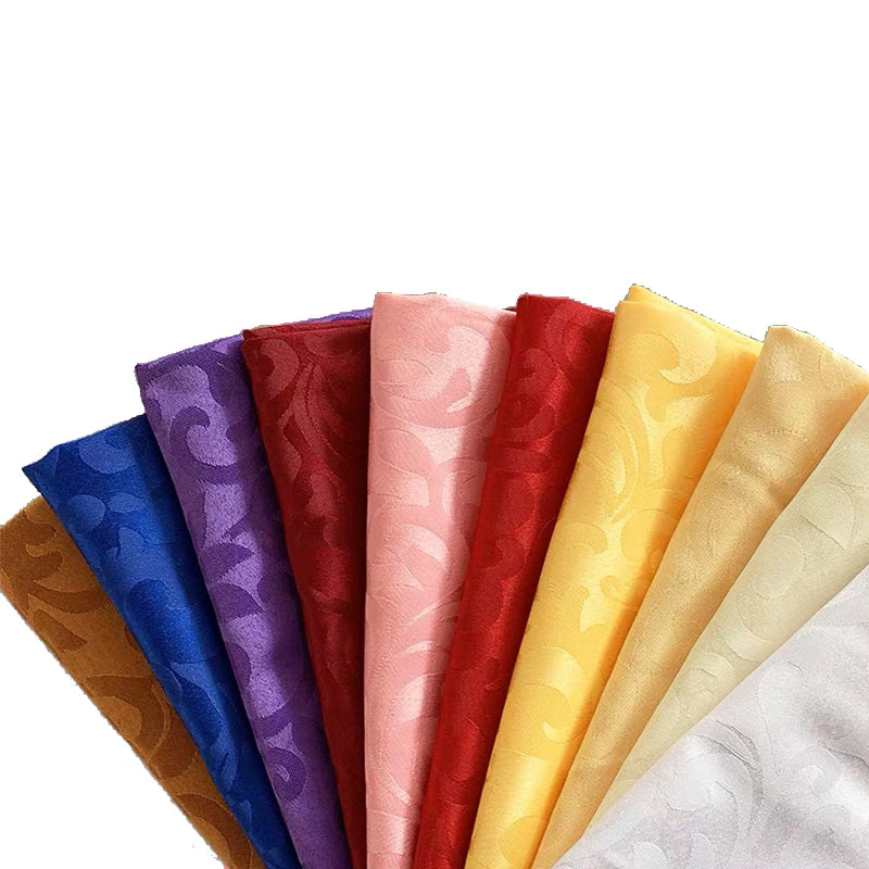Frendorf | 10 Stück Polyester Jacquard Tisch Servietten Abendessen Servietten Taschentücher
