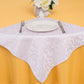 Frendorf | 10 Stück Polyester Jacquard Tisch Servietten Abendessen Servietten Taschentücher