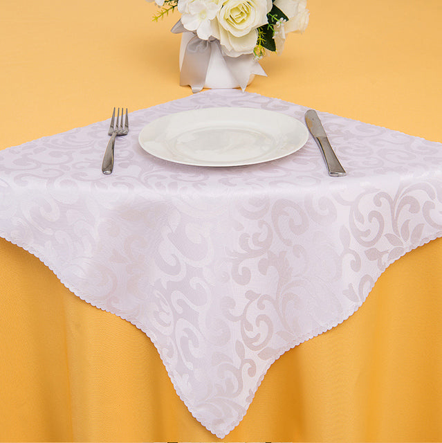 Frendorf | 10 Stück Polyester Jacquard Tisch Servietten Abendessen Servietten Taschentücher