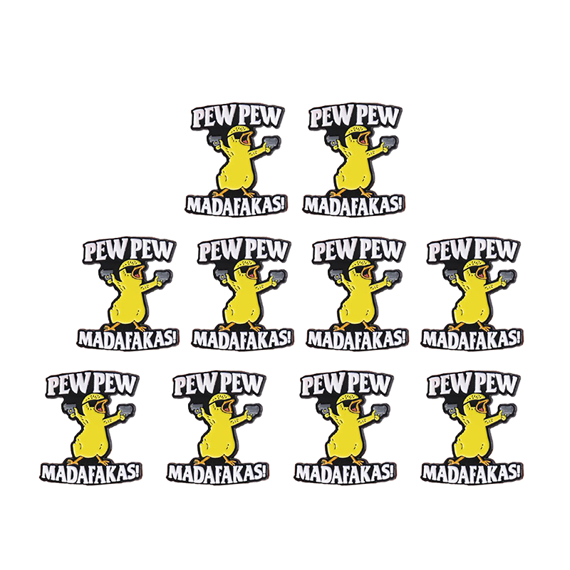 Frendorf | Brief & Cartoon-Ente Design Brosche