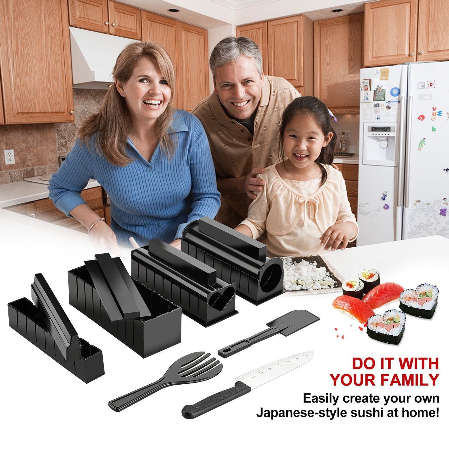 Frendorf | 11-teilige: DIY Sushi-Making-Set Werkzeuge Set