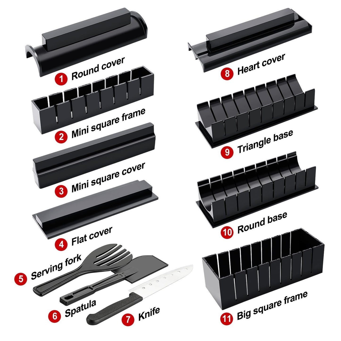 Frendorf | 11-teilige: DIY Sushi-Making-Set Werkzeuge Set