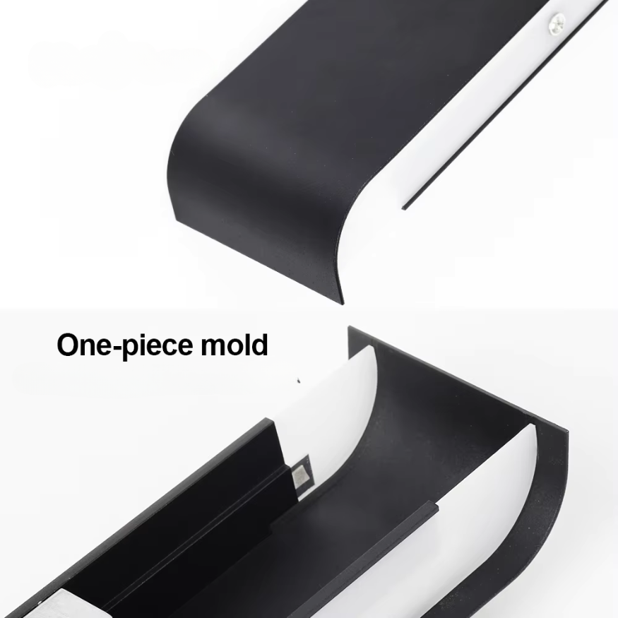 Nordic LED Wandleuchte - Moderne gebürstete Aluminium Innenwandleuchte