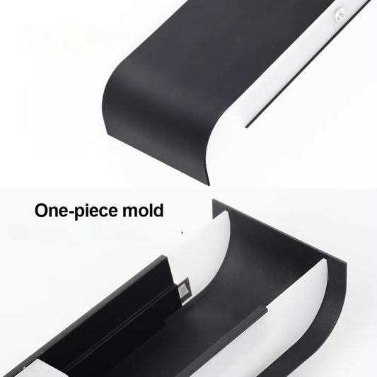 Nordic LED Wandleuchte - Moderne gebürstete Aluminium Innenwandleuchte