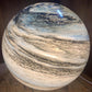 Frendorf | CelestialGlass Mondlampe | Elegante LED-Glaslampe | Stimmungslicht für Zuhause | Planetarische Deko | USB-Aufladung