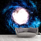 Frendorf | Whole Flaring Nebula Wandtapete für Schlafzimmer Sterne Wanddekoration in Blau und Braun, Wasserabweisend