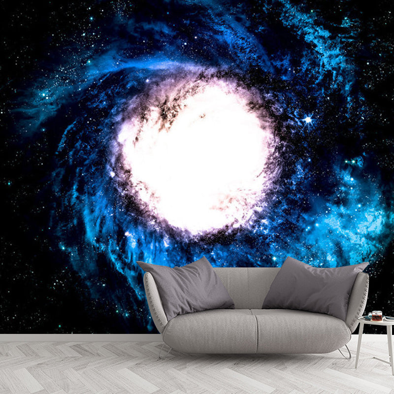 Frendorf | Whole Flaring Nebula Wandtapete für Schlafzimmer Sterne Wanddekoration in Blau und Braun, Wasserabweisend