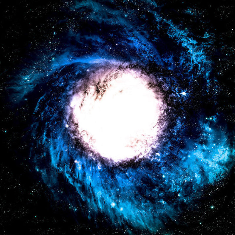 Frendorf | Whole Flaring Nebula Wandtapete für Schlafzimmer Sterne Wanddekoration in Blau und Braun, Wasserabweisend