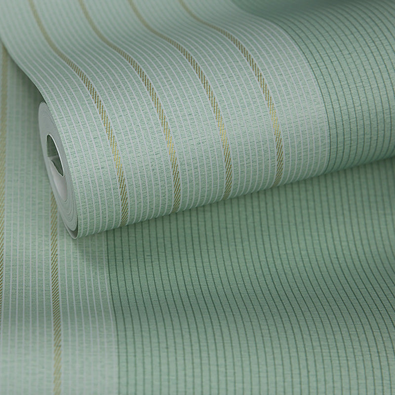 Postmoderne Tapetenrolle in neutraler Farbe Vertikale Streifen Wandverkleidung für das Schlafzimmer, 20,5"W x 33'L