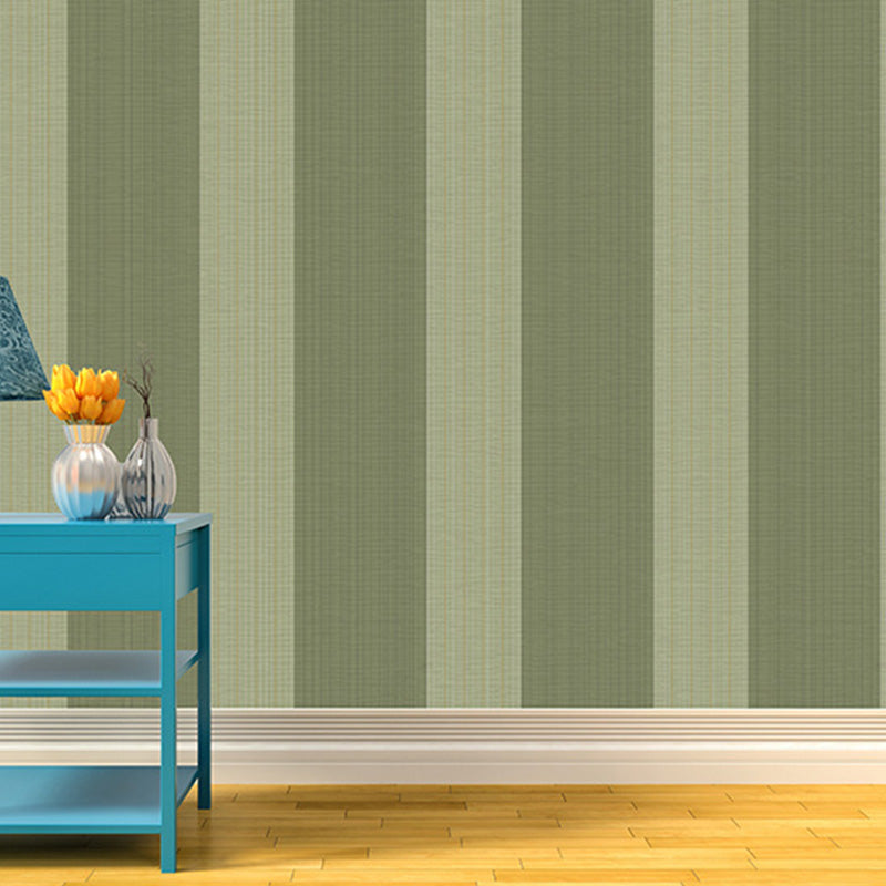 Postmoderne Tapetenrolle in neutraler Farbe Vertikale Streifen Wandverkleidung für das Schlafzimmer, 20,5"W x 33'L