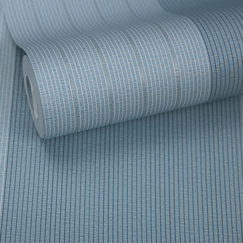 Postmoderne Tapetenrolle in neutraler Farbe Vertikale Streifen Wandverkleidung für das Schlafzimmer, 20,5"W x 33'L