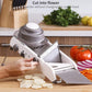 Frendorf | Mandoline Gemüseschneider – Professionelle Reibe mit Einstellbare 304 Edelstahl Klingen