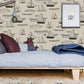 Frendorf | 20,5" x 33' Meer Wallpaper Rolle für Kinder Cartoon Segelboote Wanddeko in sanften Farben, schmutzabweisend