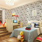 Frendorf | 20,5" x 33' Meer Wallpaper Rolle für Kinder Cartoon Segelboote Wanddeko in sanften Farben, schmutzabweisend