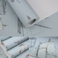 Frendorf | 20,5" x 33' Meer Wallpaper Rolle für Kinder Cartoon Segelboote Wanddeko in sanften Farben, schmutzabweisend