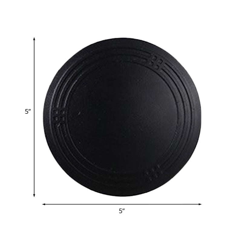 Frendorf | Blumenweg 4-seitige Wandlampe Aluminium zeitgenössische LED Wandleuchte in Schwarz