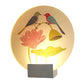 Frendorf | Asia Lovebird und Lotus Wandlampe Acryl Schlafzimmer LED Wandbeleuchtung in Weiß