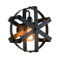 Frendorf | Metallisch Schwarze Wandmontageleuchte Runde Schirm 1 Licht Industriellen Stil Wandleuchte mit Zahnrad Design