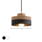 Macaron Loft Rund/Rechteck Pendelleuchte Einzelne Licht Holz Pendelleuchte für Esszimmer Buchhandlung