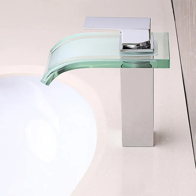 Frendorf | StreamFlow - Eleganter Wasserhahn mit Wasserfall für luxuriöse Badezimmer