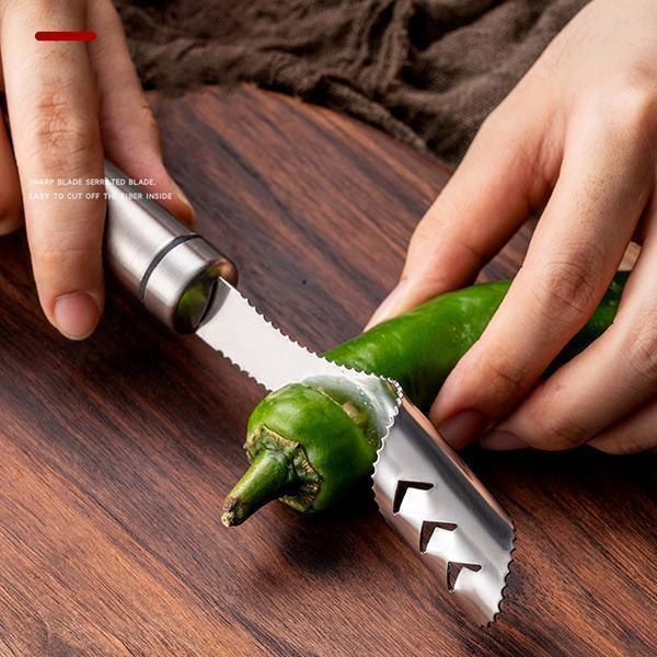 Edelstahl Chili entkernen Paprika Samen Entferner