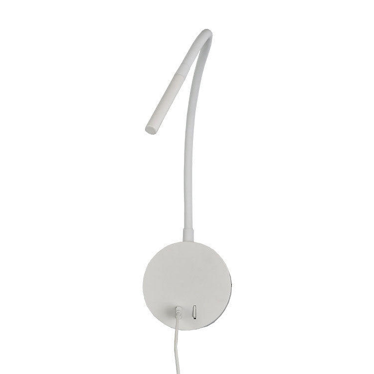 Frendorf | LumaFlex USB LED-Wandleuchte | Wiederaufladbar | Flexibler Silikon-Spot | Leselampe | Modernes Design