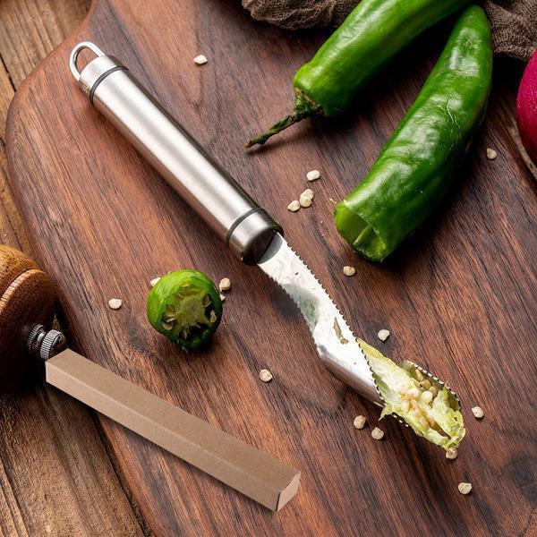 Edelstahl Chili entkernen Paprika Samen Entferner