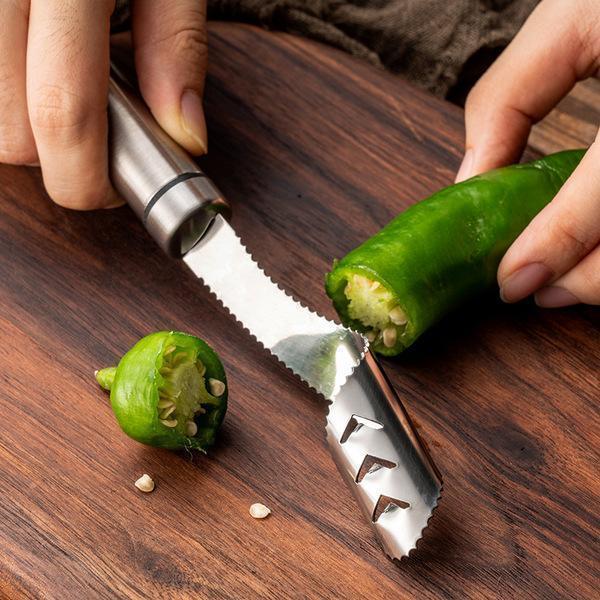 Edelstahl Chili entkernen Paprika Samen Entferner
