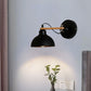 Frendorf | Schwarz/Weiß Kuppel-Schirm Wandmontage Leuchte Nordic Style Metall 1 Licht Korridor Wandbeleuchtung Leuchte